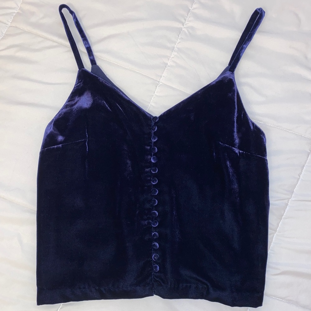 NWT madewell velvet top